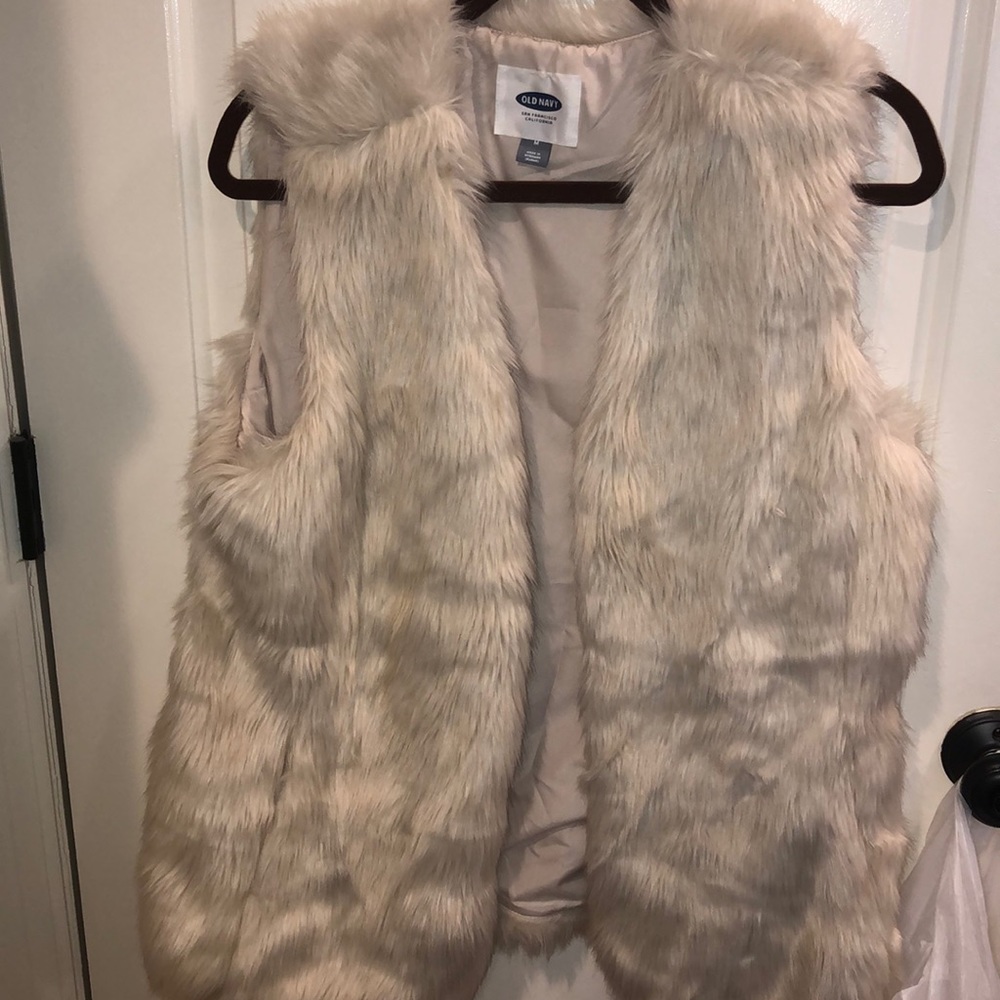 Faux fur vest